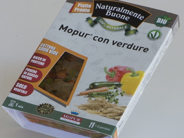 mopur con verdure