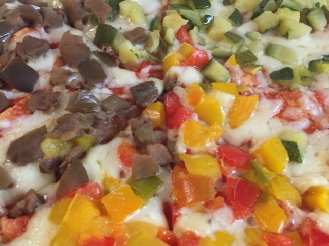 Verdure Oro su pizza